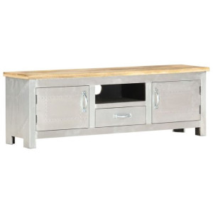 Szafka Aviator pod TV, 120 x 30 x 40 cm, lite drewno mango