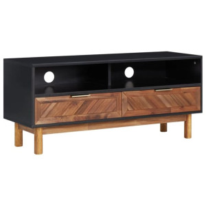 Szafka pod TV, 100x35x45 cm, lite drewno akacjowe i MDF