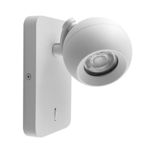 Lampa halogenowa kinkiet spot naścienny z włącznikiem