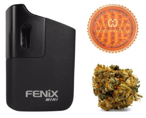 Waporyzator FENIX MINI do suszu CBD THC + Młynek Volcano & Susz