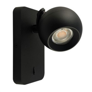 Lampa halogenowa kinkiet spot naścienny z włącznikiem