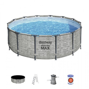 Basen Stelażowy 14ft 427x122cm Steel Pro Max Bestway