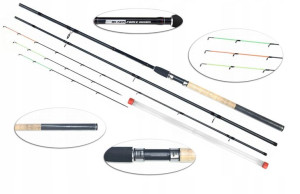Wędka Feeder Black Force 60-120 g 360 cm WĘGLOWA