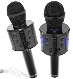 Mikrofon Bezprzewodowy Dzieci Karaoke Bluetooth