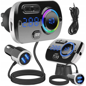 Transmiter Samochodowy Fm Bluetooth Ładowarka