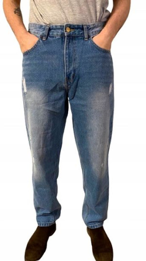Spodnie Męskie Jeans Jasne Sf17 - Rozm. Xl 36/34