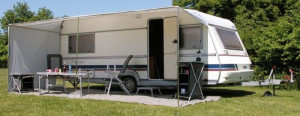 Daszek Przeciwsłoneczny Ze Ścianką Boczną 940-980/240cm - Eurotrail