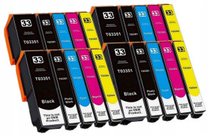 20x Tusz Do Drukarki Epson Xp530 Xp540 Xp630 Xp635