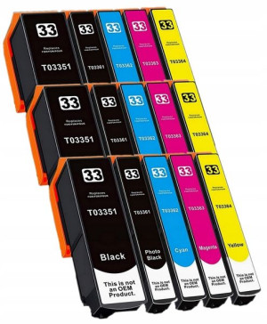 15x Tusz Do Epson T3351 T3361-3364 22/16ml CMYK