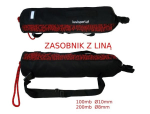 Zasobnik z liną 200m x 8mm
