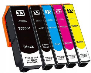5x Tusz Do Drukarki Epson Xp640 Xp645 Xp830 Xp900