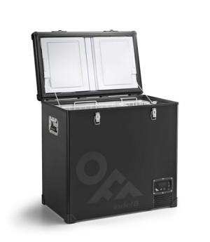 Lodówka Kompresorowa Przenośna Tb 130 Steel Black Dc12/24v Ac115/230v 124l