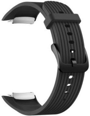 Pasek Silikonowy Do Samsung Gear Fit 2 / 2 Pro 'l' Czarny