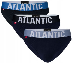 Atlantic 3smp-003 Slipy W2 Bawełna 3 Sztuki - M