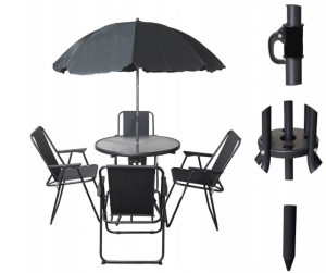 Zestaw Meble Ogrodowe Do Ogrodu Komplet Parasol