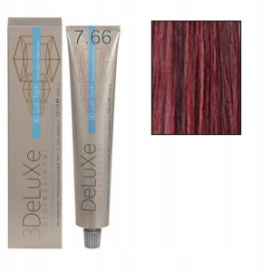 3deluxe Farba Do Włosów 100ml 7.66 Wyprzedaż