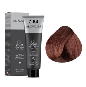 Allwaves Farba Do Włosów 7.64 100ml