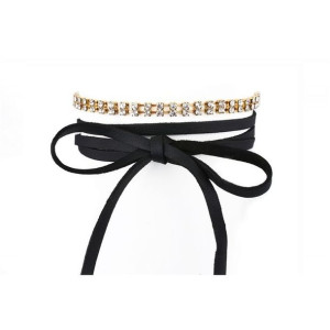 Naszyjnik Choker Elegant Crystal N525