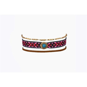 Naszyjnik Choker Boho Festiwal Aztecki N528