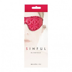 Maska na Oczy SINFUL BLINDFOLD PINK