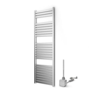  Grzejnik elektryczny łazienkowy Warmtec Velo 60 x 180 chrom połysk + grzał
