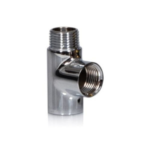 Trójnik do grzałki elektrycznej 1/2” Warmtec chrom