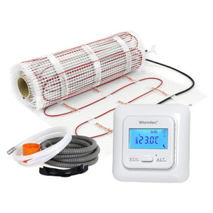 Mata grzejna kompletny zestaw Mata + regulator temperatury + akcesoria mont