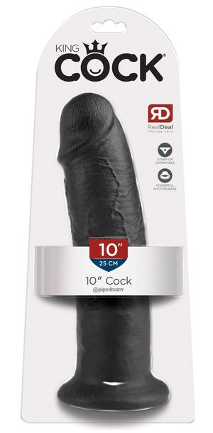 Didlo King Cock czarny dł. 25 cm