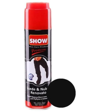 Czarny renowator, pasta do zamszu, nubuku, Show, 250 ml