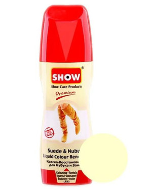 Bezbarwny płynny renowator koloru do zamszu, nubuku, Show, 75 ml