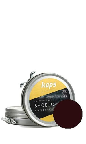 Shoe Polish 50 ml Kaps 106, ciemnobrązowa pasta do butów klasyczna