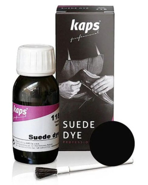 Suede Dye Kaps 118, czarny barwnik do zamszu, nubuku 50 ml