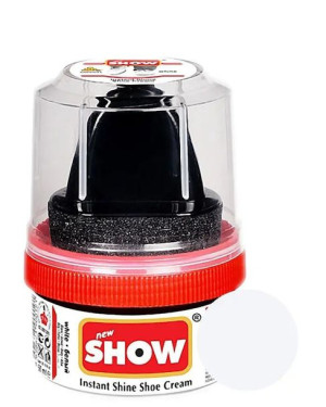 Shoe Cream Show, biała pasta woskowa z aplikatorem