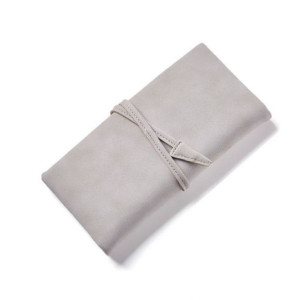 Portfel Damski Nubuk Miękki Szarość Pw75sz