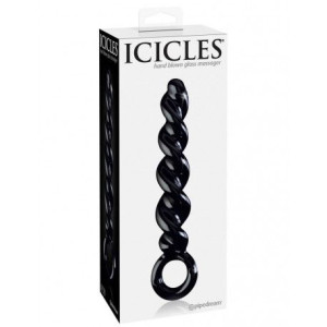 Icicles No. 39 Dildo analne o skręconym kształcie