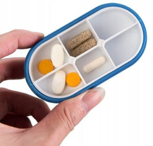 Pojemnik na tabletki YIWU - pill box CZARNY