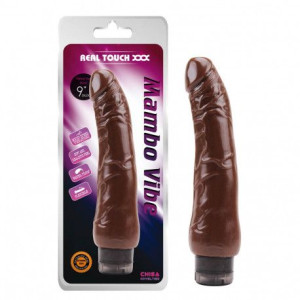 Real Touch XXX 9' Wibrator Mambo VibeBrown