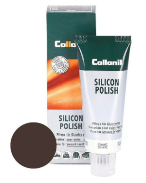 Silicon Polish Collonil 399, ciemnobrązowa pasta do skóry gładkiej