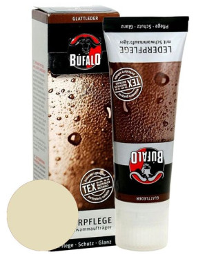 Lederpflege Bufalo, beżowa pasta do butów z woskiem pszczelim