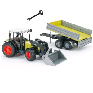 Bruder 01998 Claas Nectis z ładowaczem przyczepa