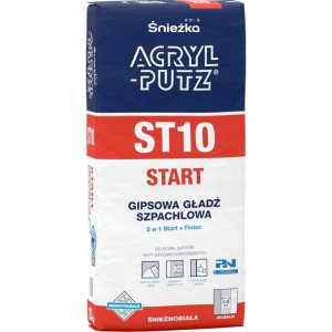 ACRYL PUTZ ST10 Gładź szpachlowa START+FINISZ 2,5k