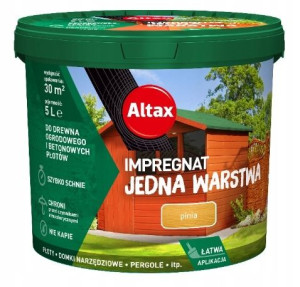 Altax Impregnat Drewna Betonu Ogrodowego Pinia 10l
