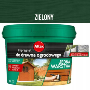 Altax Impregnat Drewna I Betonu Zielony 5l