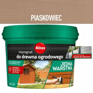 Altax Impregnat Drewna I Betonu Piaskowiec 10l