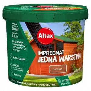 Altax Impregnat Drewna Betonu Ogrodoweg Kasztan 5l
