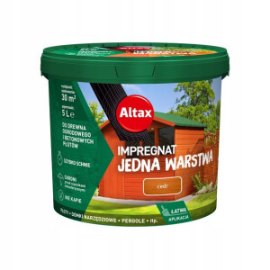 Altax Impregnat Drewna I Betonu Ogrodowego Cedr 5l
