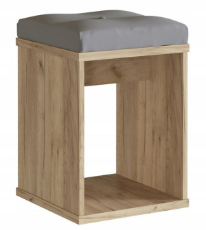 Taboret z siedziskiem do toaletki kosmetycznej CRAFT