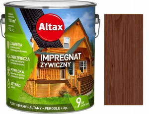 Altax Żywiczny Impregnat Do Drewna Brąz 9l
