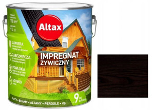 Altax Żywiczny Impregnat Do Drewna Heban 4,5l