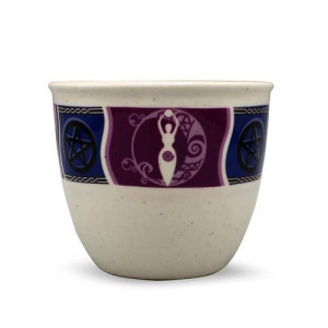 Ceramiczna Podstawka do kadzideł - Bogini